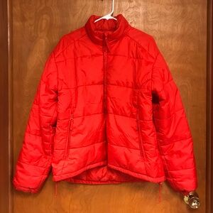 Steve and Barry’s Double Goose Down Puffer Coat Jacket - Size XL - Vermilion